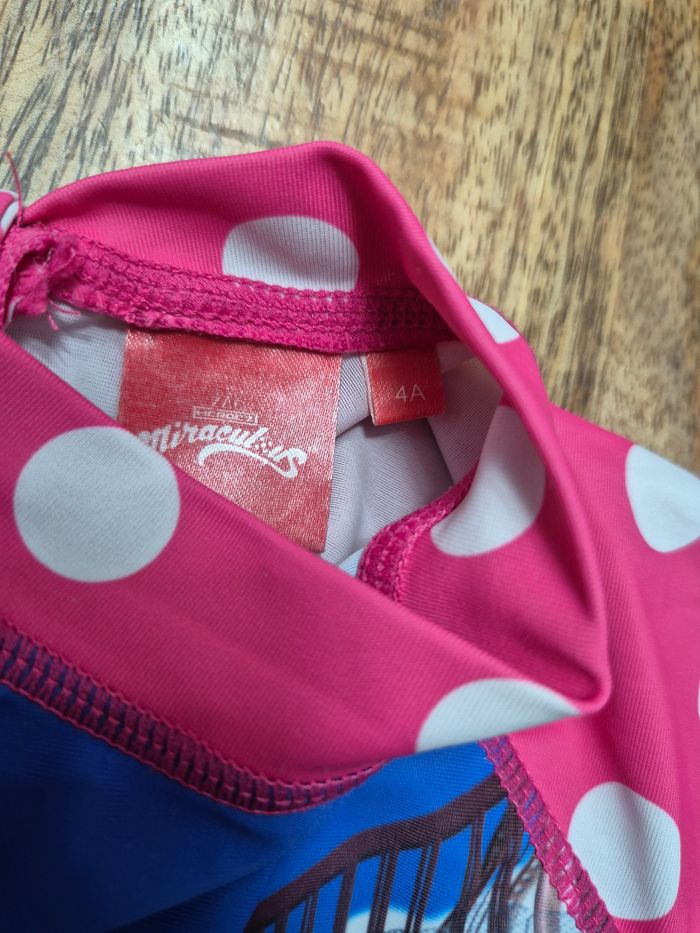 Combinaison maillot miraculous 4 ans - photo numéro 4