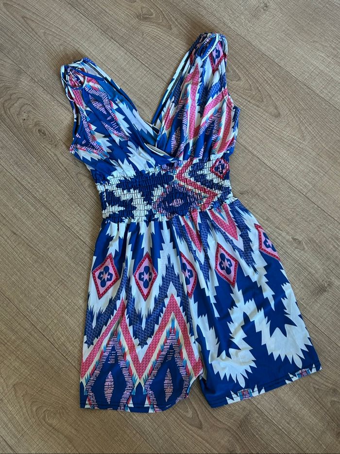 Combishort multicolore neuf sans manches taille XL/XXL (taille petit) - photo numéro 8
