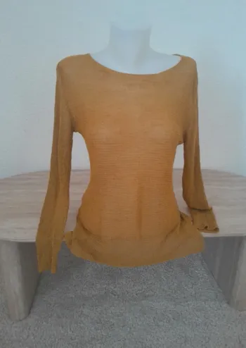 Pull ajouré 34% de Lin 💫American Vintage💫Taille 36