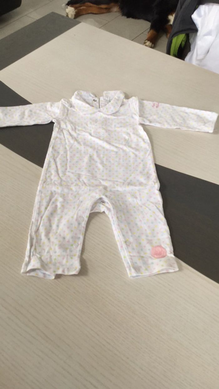 Grenouillère à pois 9m Disney