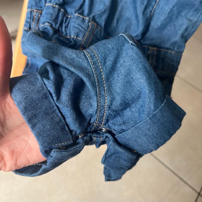 Combi short jean et dentelle 18 mois - photo numéro 3