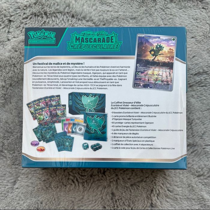 Coffret Dresseur Élite Ev6 - Etb Mascarade Crépusculaire Fr - photo numéro 2