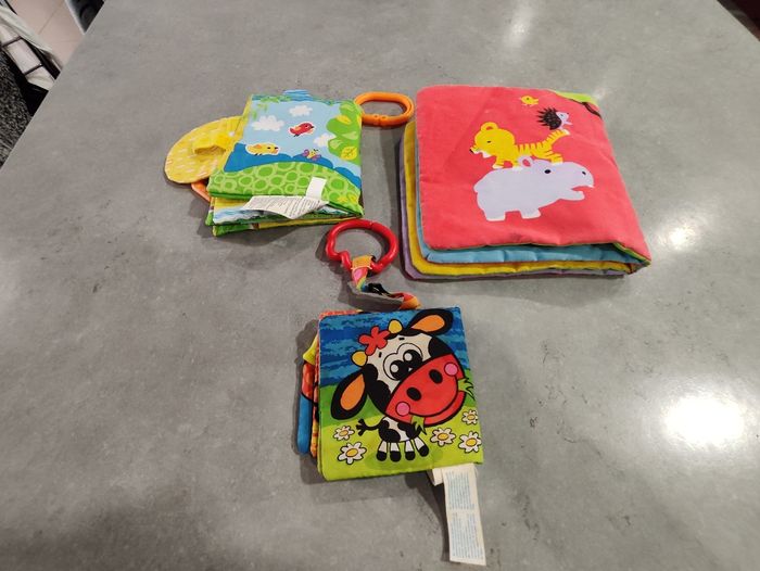 Lot de 3 livres d’éveil sensoriel pour bébé - photo numéro 5