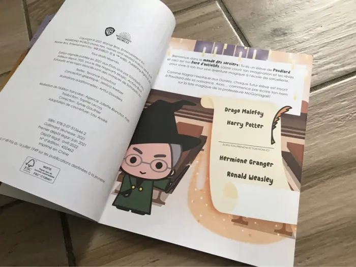 Livre Harry potter le Livre d'activités de Poudlard - photo numéro 9