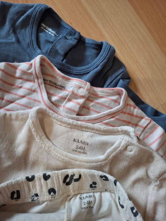 Lot 2 pyjamas légers 1 pyjama 2 pièces - photo numéro 2