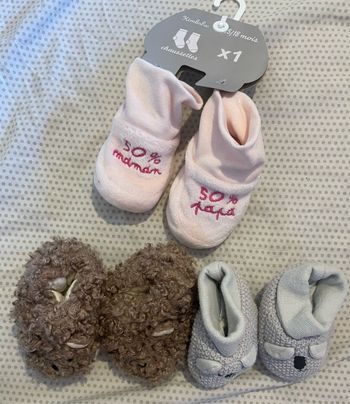 Lot chaussures naissance