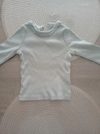 Pull fin vert d'eau