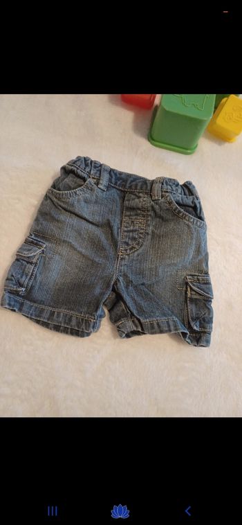 Short bébé taille 1 mois
