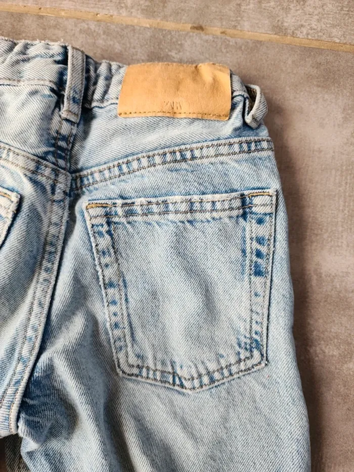 Jean wide leg zara 7 ans Très bon etat - photo numéro 3