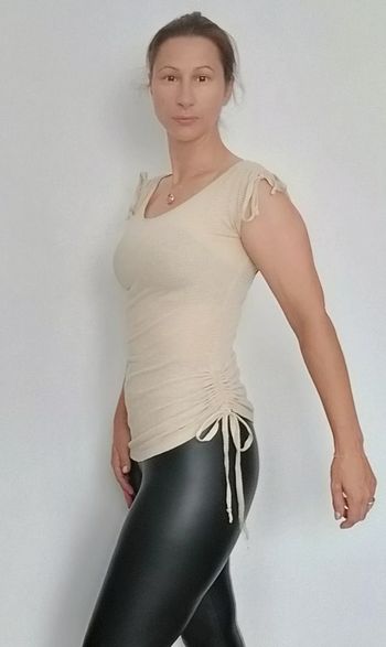 Haut froncé pailleté Stradivarius