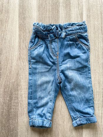 Jean à noeud bébé fille Tape à l’œil taille 3 mois