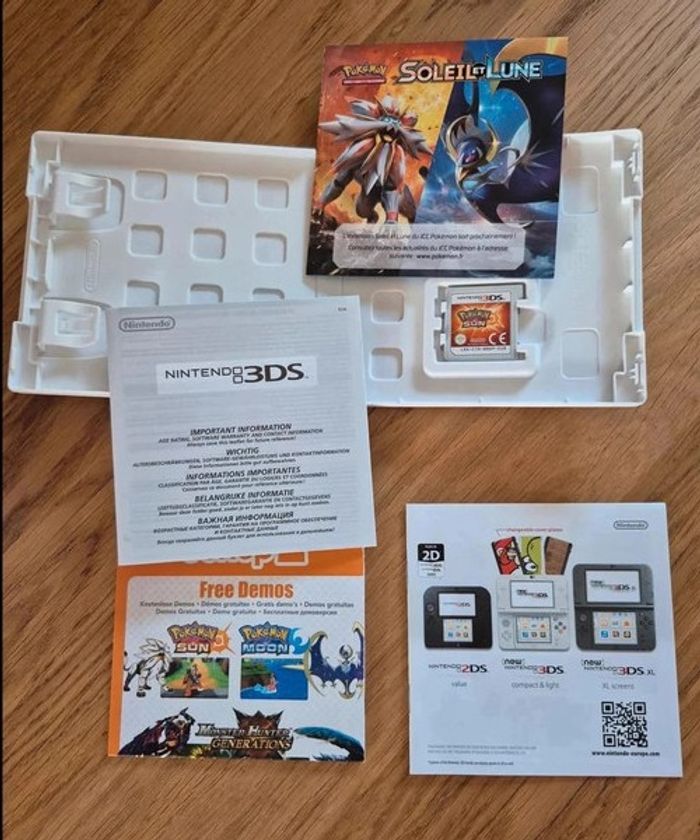 Jeu Pokemon Soleil - Nintendo 3DS - Complet - Pal Fra - photo numéro 3