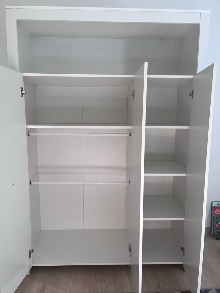 Armoire penderie blanche - photo numéro 2