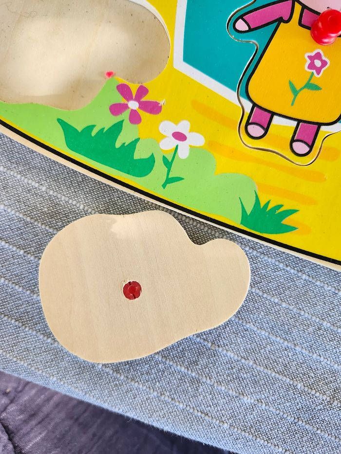 Puzzle en bois maison - photo numéro 2