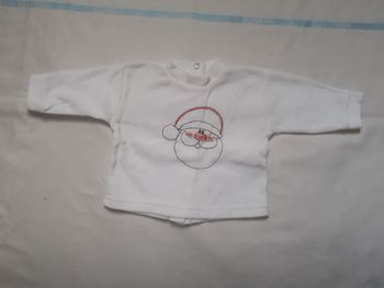 Sweet blanc motif père Noel