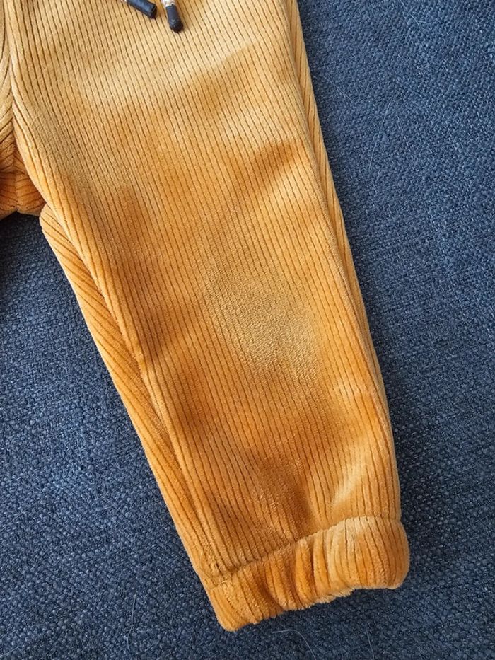 Pantalon velour gemo - photo numéro 2
