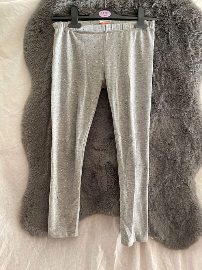 Legging Tape à l'œil gris taille 8 ans / 128 cm