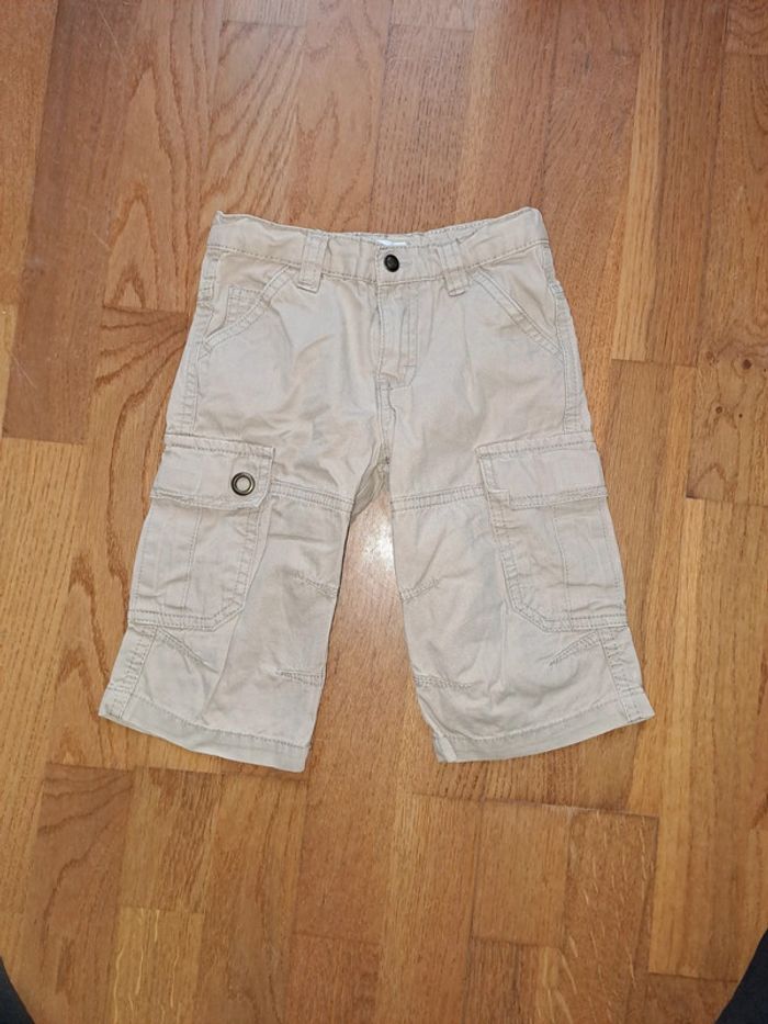 Bermuda long beige taille 2 ans