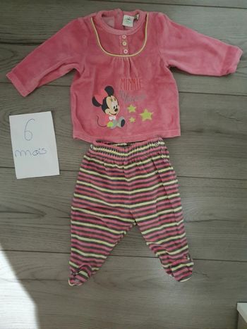 Pyjama velour, 2 pièces, 6 mois