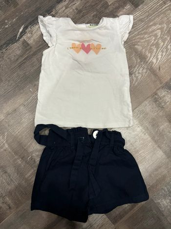 Ensemble bébé fille 9mois