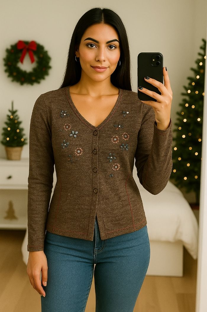 Gilet marron Armand Thiery – Taille 5