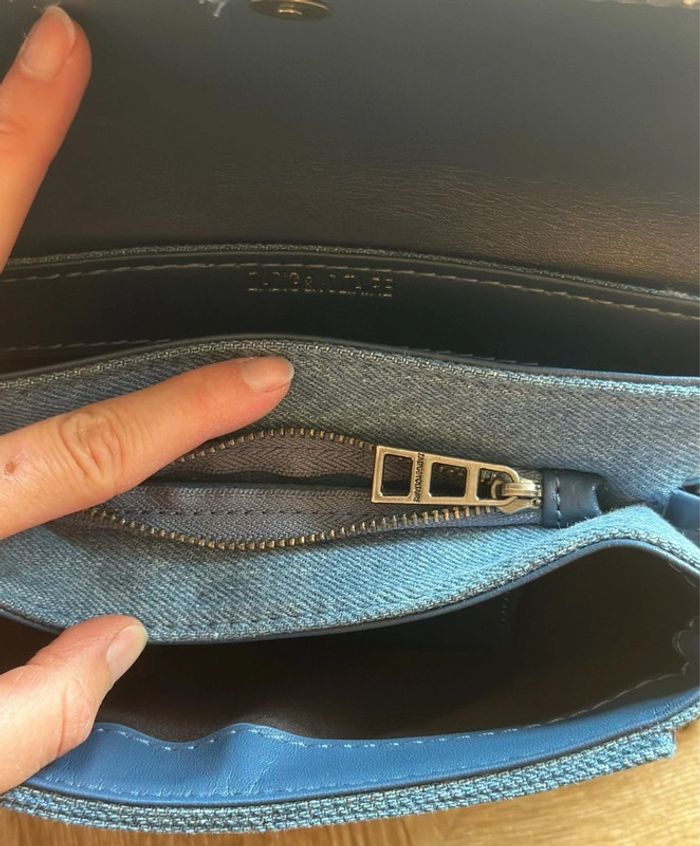 Sac Kate Wallet Glitter Storm édition Kate Moss bleu jean - Zadig&voltaire - photo numéro 18