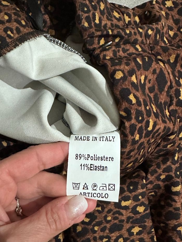 Pantalon léopard 🐆 marron et noir taille L boutique indépendante - photo numéro 6