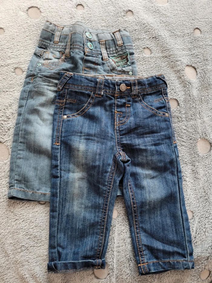 Lot de 2 jeans 6 mois