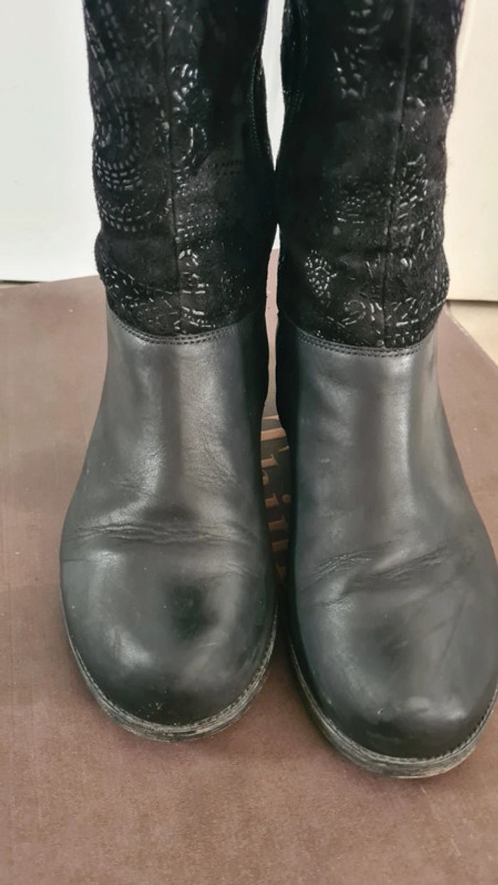 Bottes deux cuirs - photo numéro 6