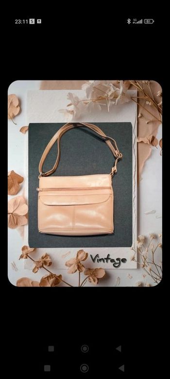 Sac à main vintage gris