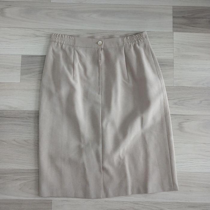 Jupe tailleur crème taille 38 - photo numéro 4