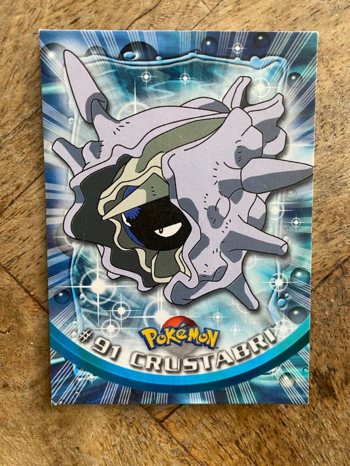 Carte Pokémon : Crustabri  - Numéro  91 - Pokémon cartes TOPPS