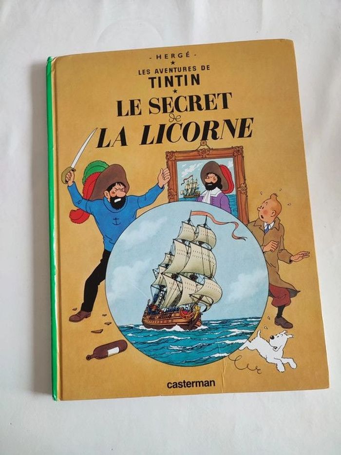 bande dessiné tintin et le secret de la licorne