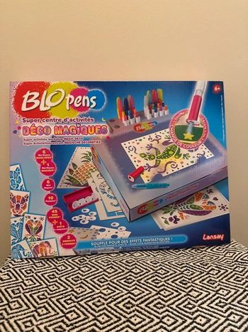 Lansay - Coffret créatif " Blopens Super Centre d'activités déco magiques"