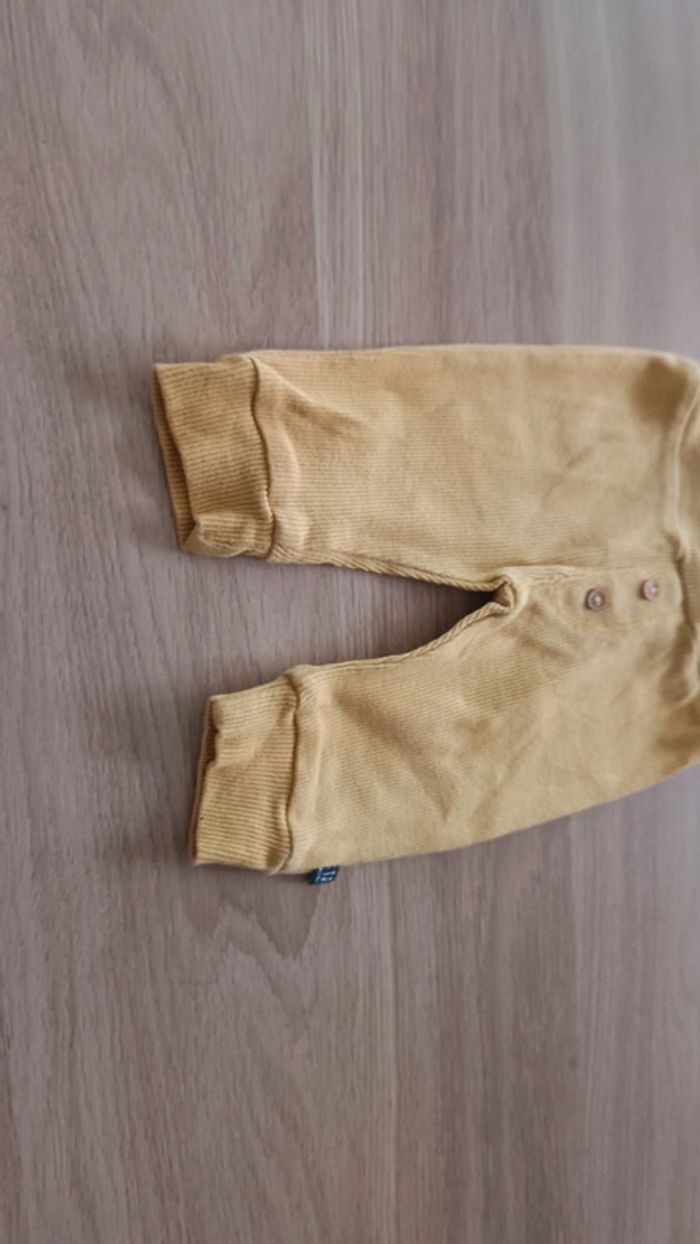 Legging jaune côtelé - photo numéro 2