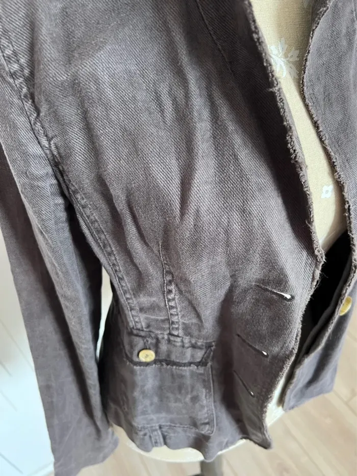 Veste taille 38 en lin - photo numéro 2