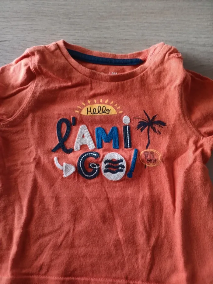 Tee-shirt manche longue 3 mois - photo numéro 3
