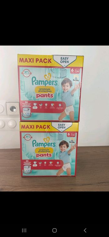 Pampers taille 6