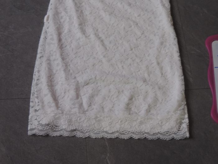 robe blanche tissaia taille 10 ans - photo numéro 2