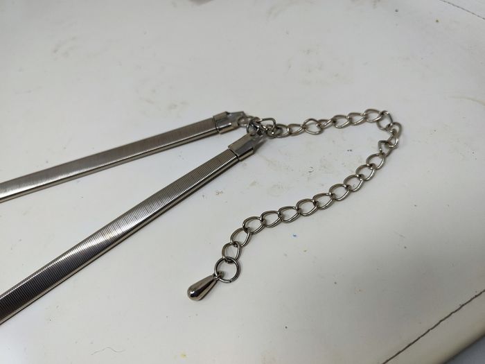 Ceinture argentée élégante flexible - photo numéro 3