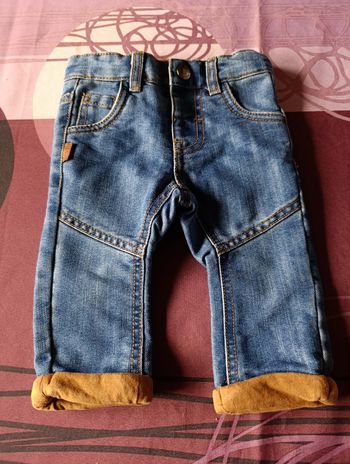 Jeans chaud, réglable, Gémo, 6 mois 