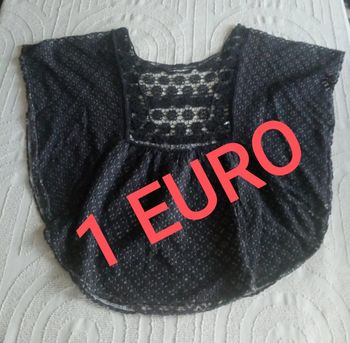 Poncho femme brodé taille unique