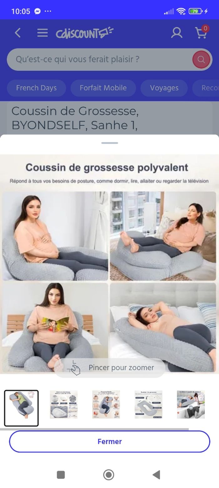 Coussin de grossesse - photo numéro 3