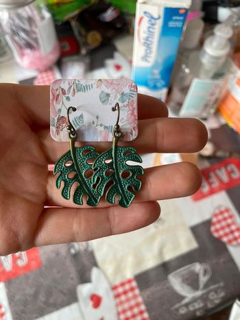Boucles d’oreilles feuilles
