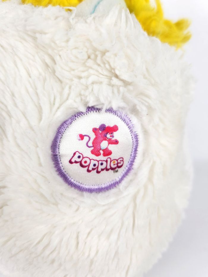 Peluche Popples Puffball Blanc - Mattel 1986 Vintage 30cm - photo numéro 7