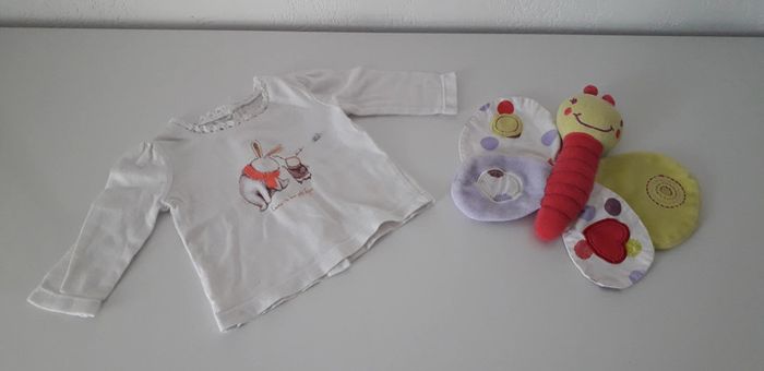 T.shirt manches longues 1 mois - photo numéro 4