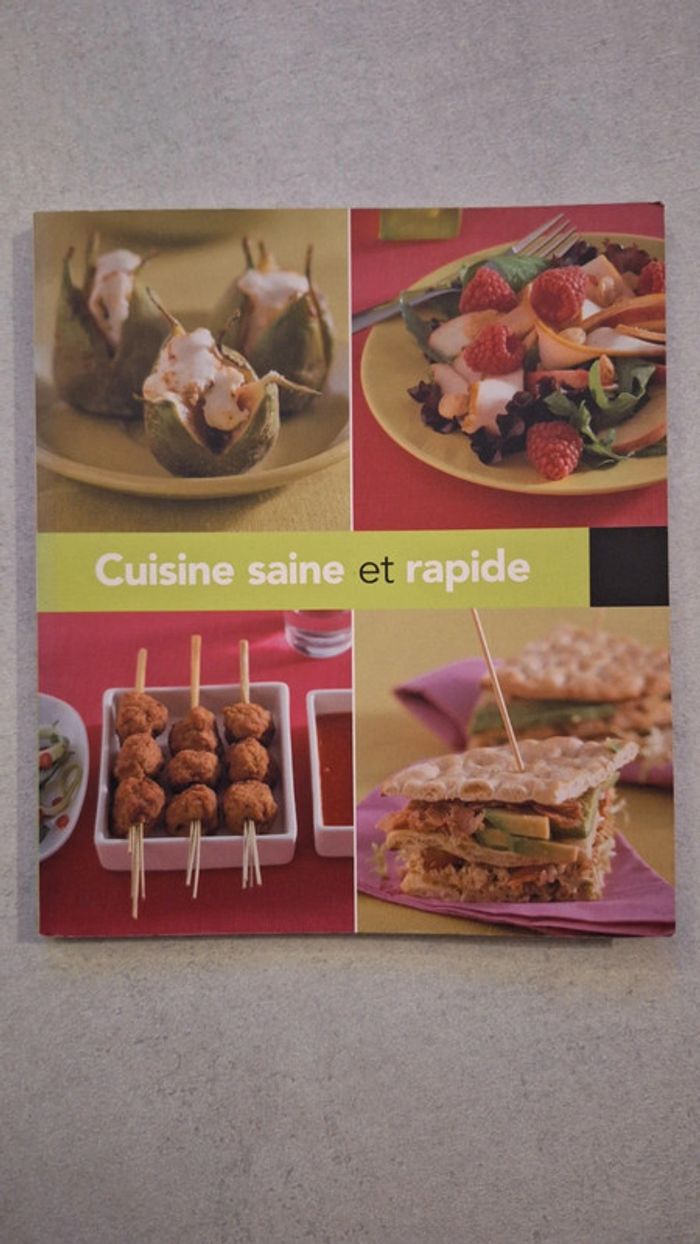 Livre cuisine saine et rapide