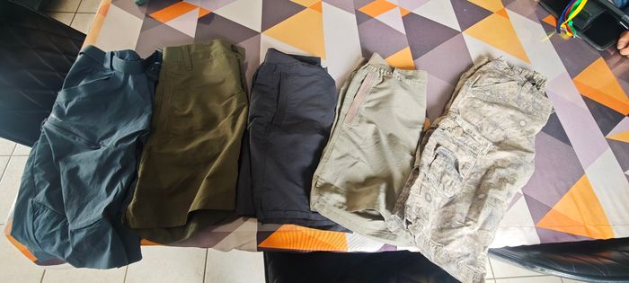 Lot 5 short de randonnée ado