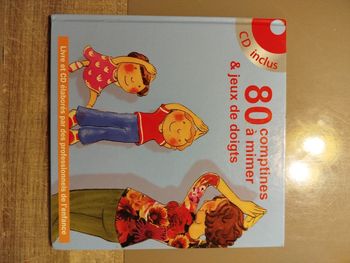Livre + cd 80 comptines a mimer