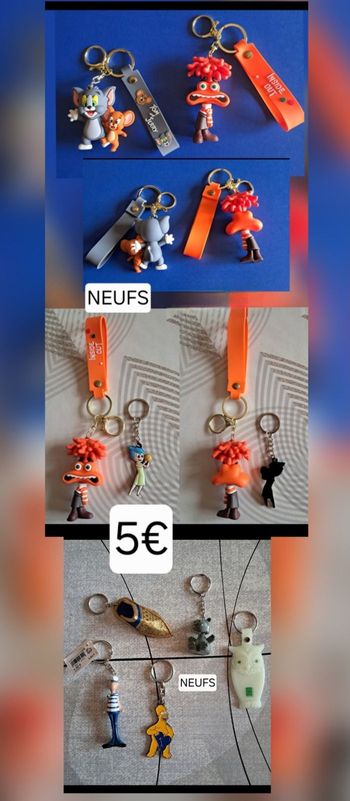 Lot de portes clé NEUFS 